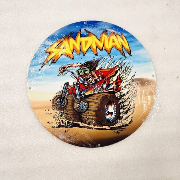 MAD MAX 14" sandman sand dune Muscle Car Hot rod steel metal sign AUTO race gift
